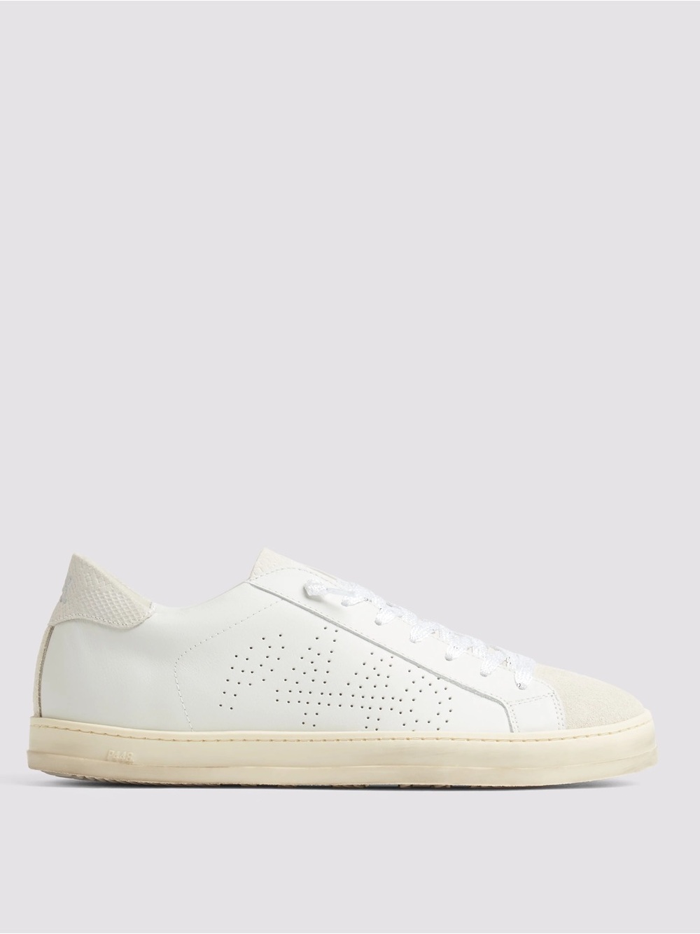 P448 John Nest in White / Coyote Size 40 low top sneakers